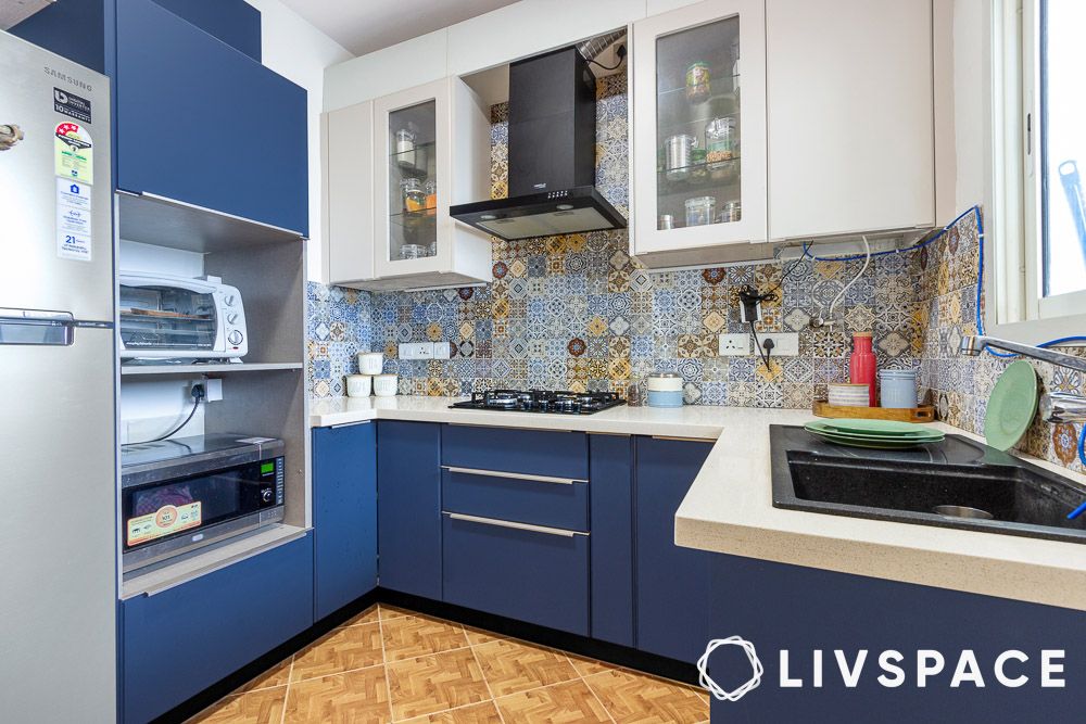blue-kitchen-colour-ideas-with-moroccan-backsplash
