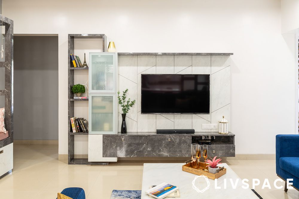 white-grey-marble-top-tv-unit
