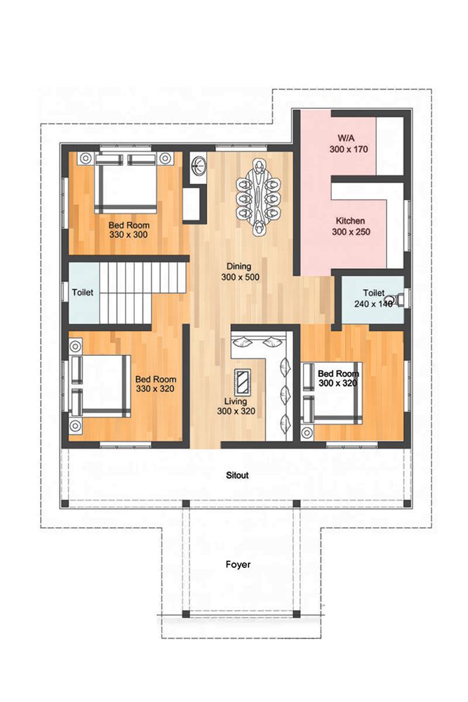 single-floor-design-house-ideas