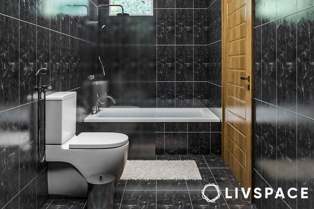 bathroom-design-with-bathtub-with-same-tiles-on-walls-floors-and-bathtub