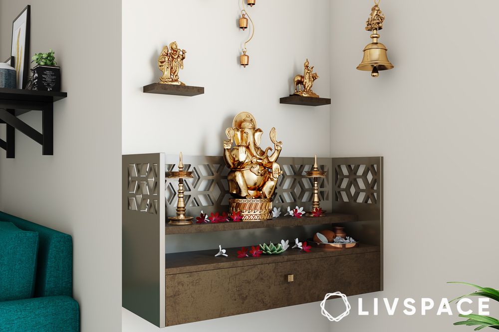 compact small pooja room designs for home