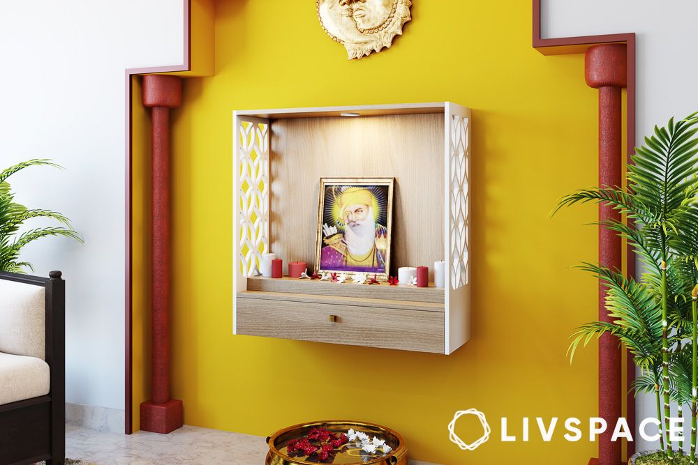 simple small pooja room design