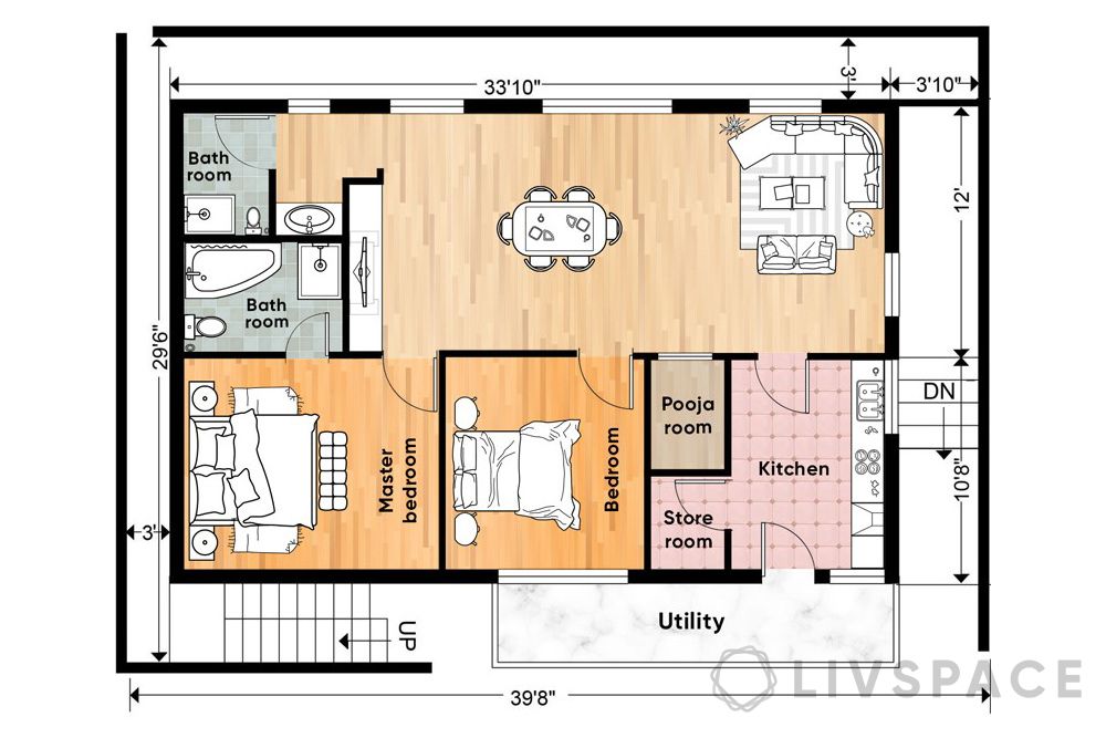 2bhk-bungalow-style-house-plan