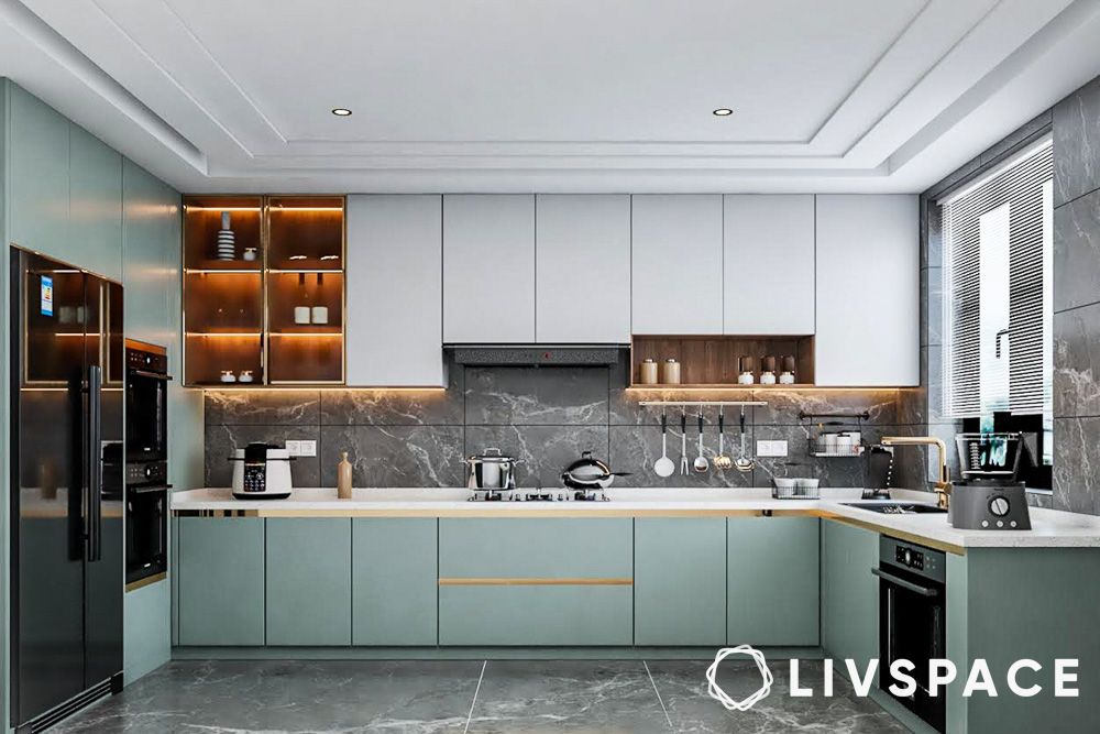 kitchen pop design simple in classic white
