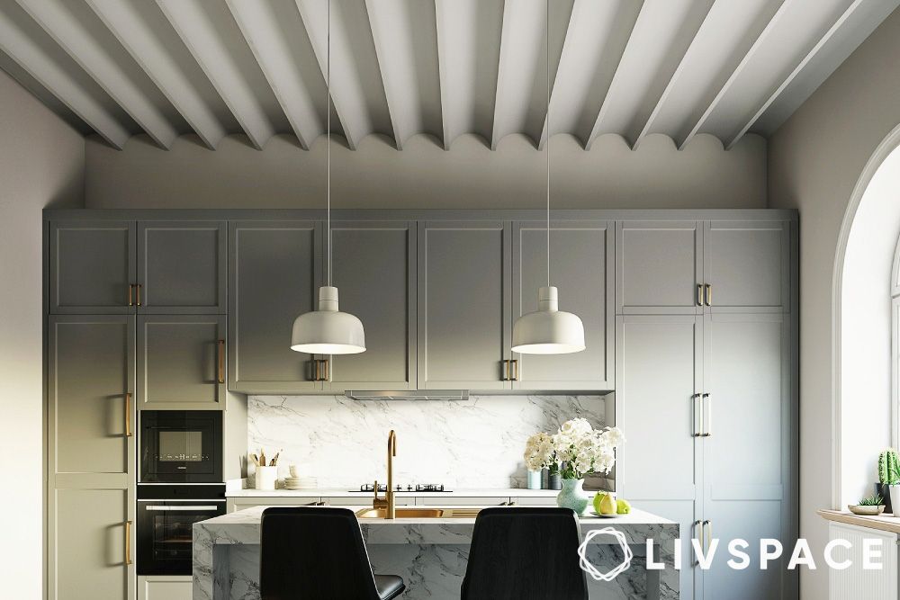 fluted kitchen pop plus minus design