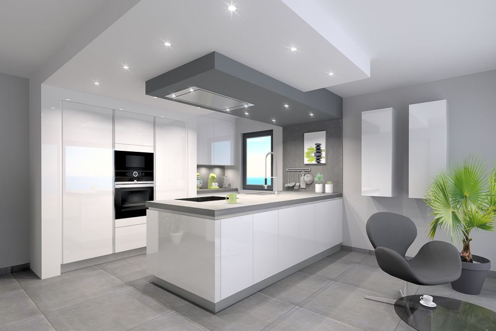 suspended kitchen pop plus minus design