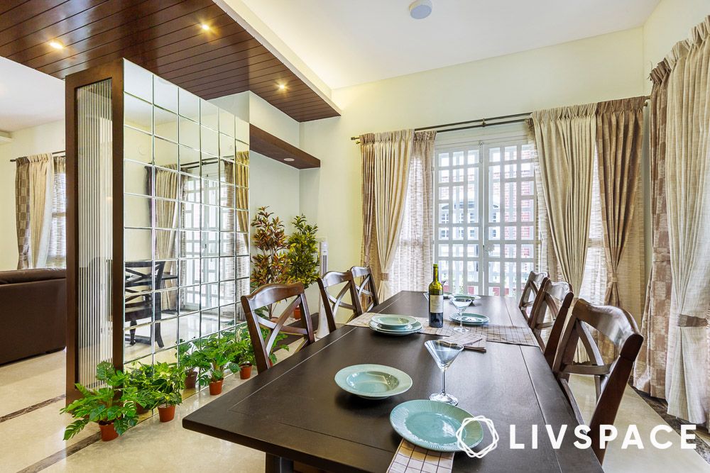 mirror-living-room-partition-design