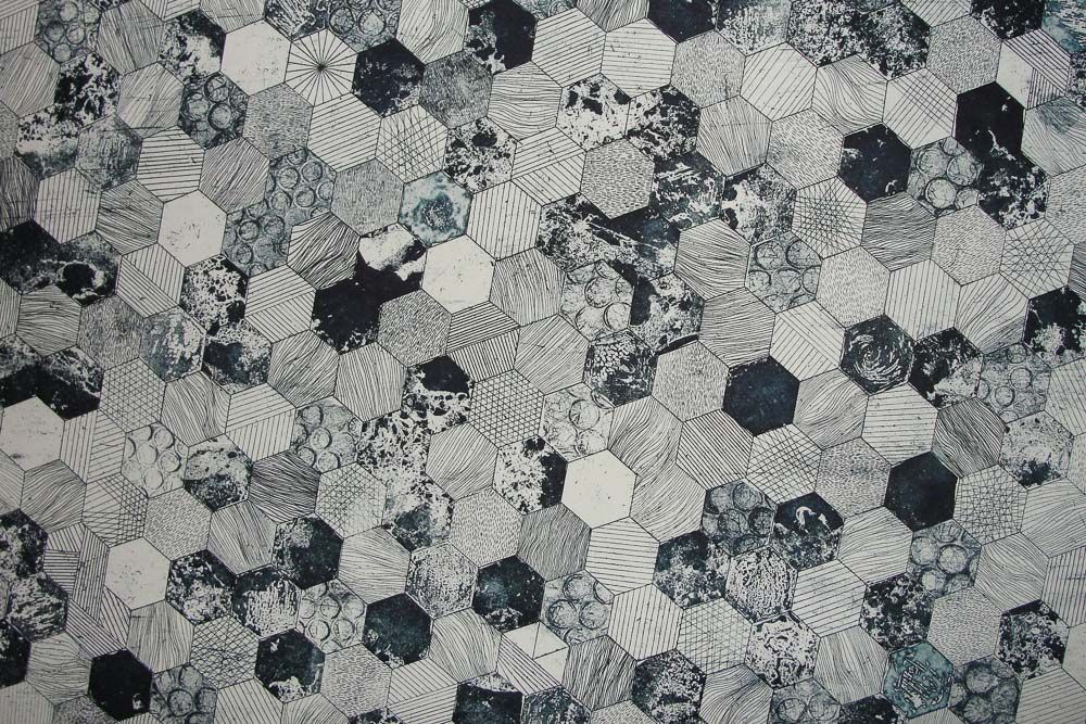 hive print exterior wall tiles design for house