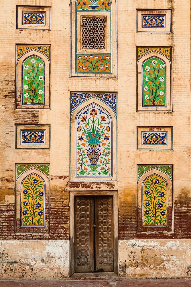 faience tiles design for outdoor walls