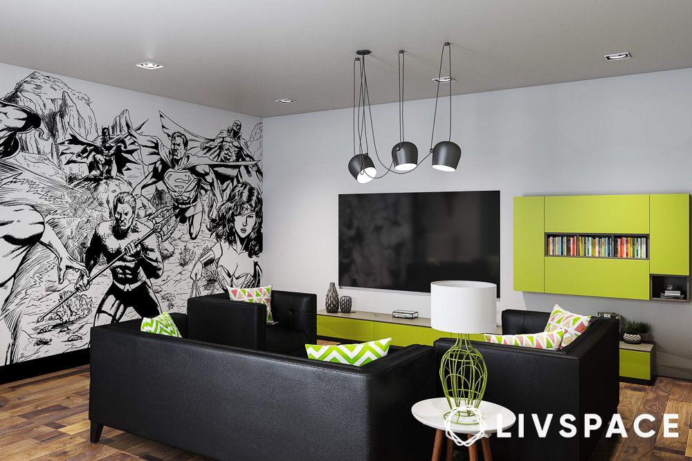 graphiti-accent-wall-ideas-living-room