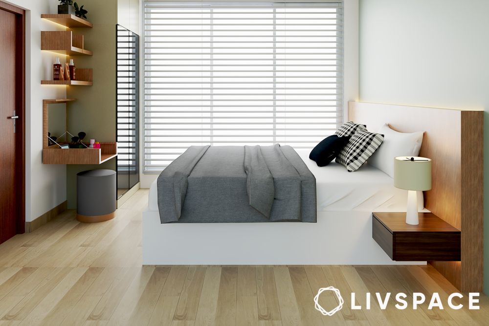 mid-century-modern-bedroom-with-wooden-floors