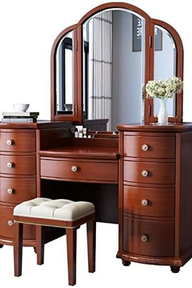 vintage-wooden-dressing-table-design