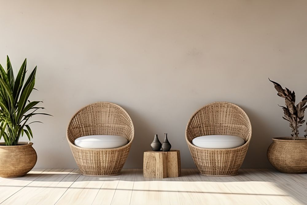 boho-bedroom-ideas-with-wicker-chairs