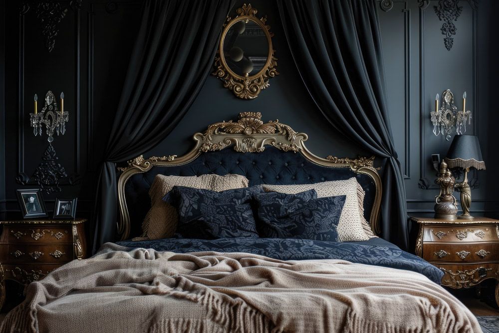 gothic-boho-bedroom-design-ideas