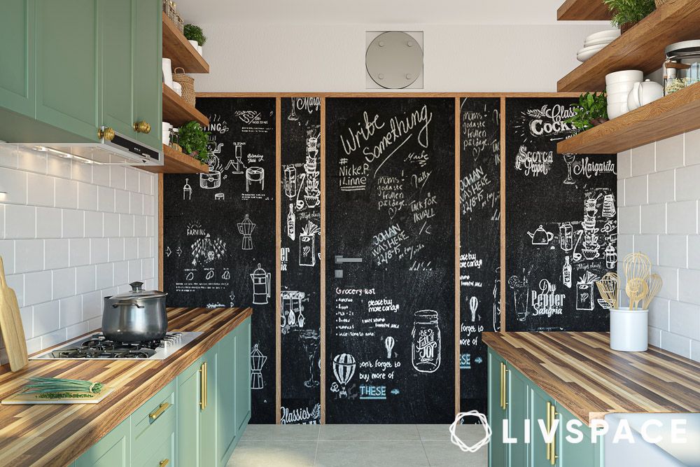 best kitchen colour combination sage green and wood