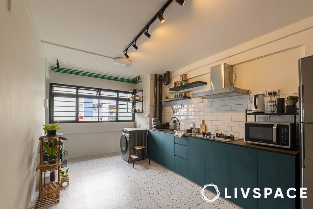 best colour for kitchen emerald green