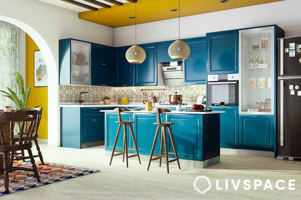 best colour for kitchen teal