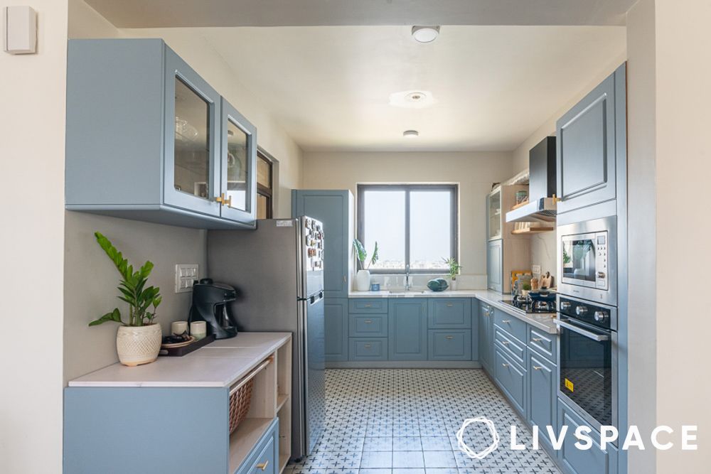 nice colour for kitchen walls soft blue