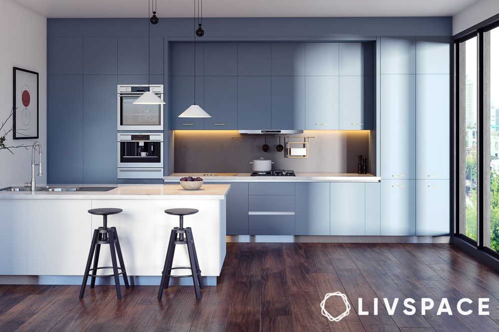 nice colour for kitchen walls soft blues