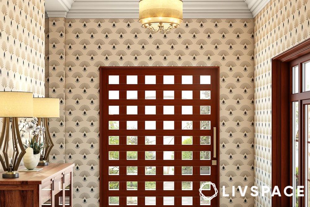 chequered-door-panel-design