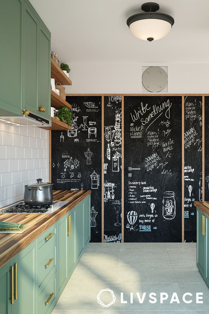 golden kitchen cupboard handle design