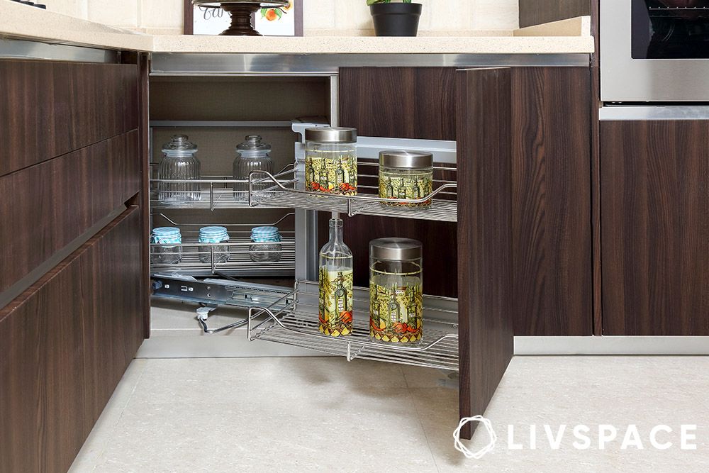 lazy susan modern kitchen drawer design