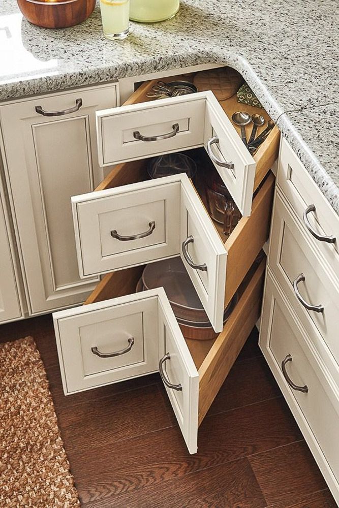 lazy susan modular kitchen drawer design
