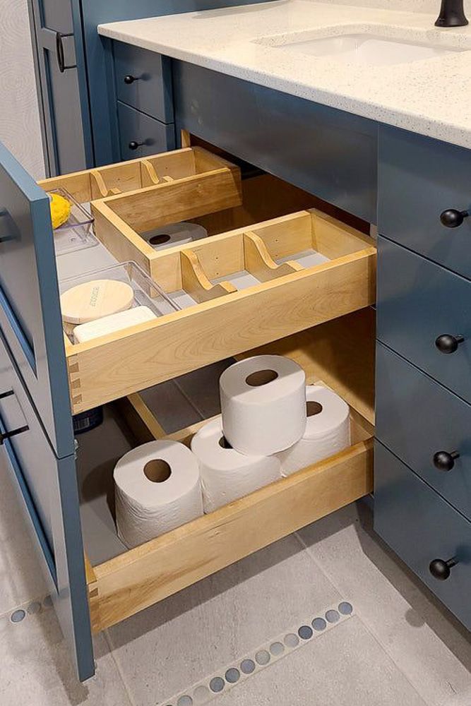 simple kitchen drawer design under the sink