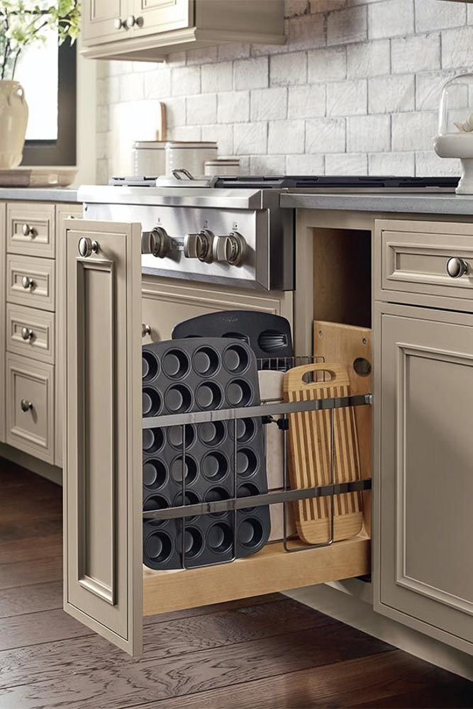 kitchen drawer designs for storing trays