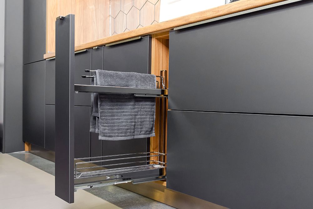 kitchen drawer design for towels