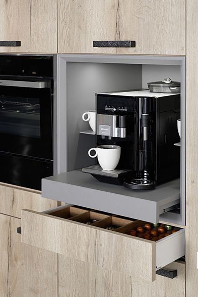 simple appliance drawer design for kitchens