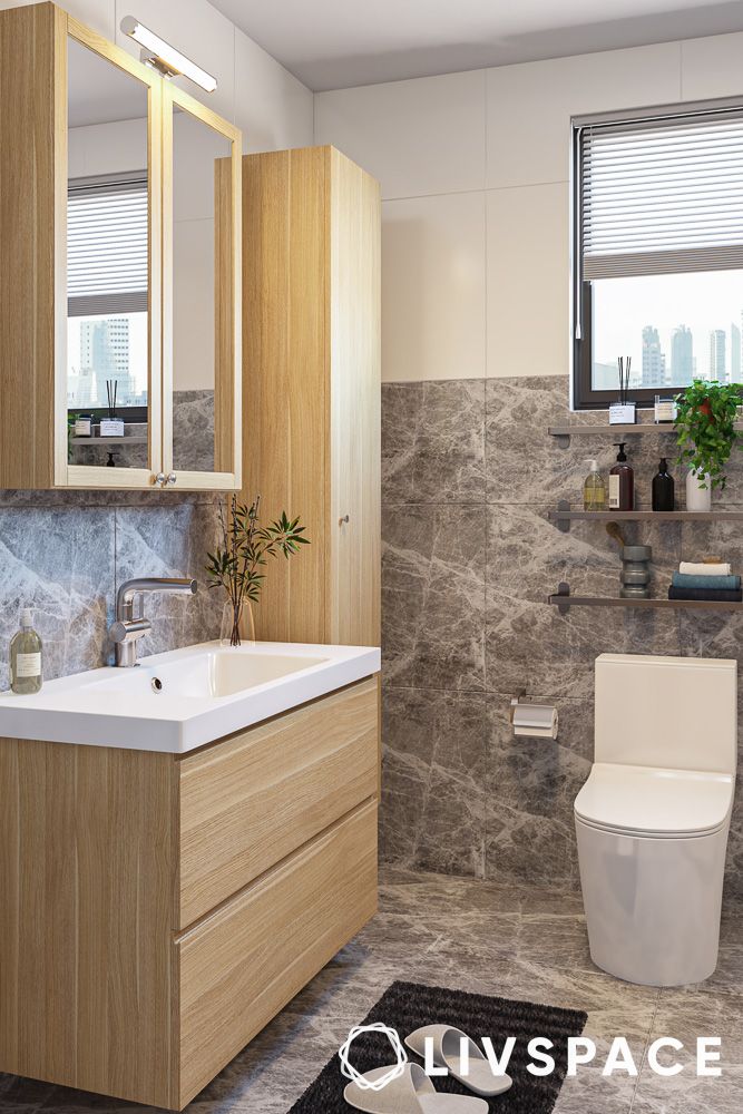 textured marble flooring design