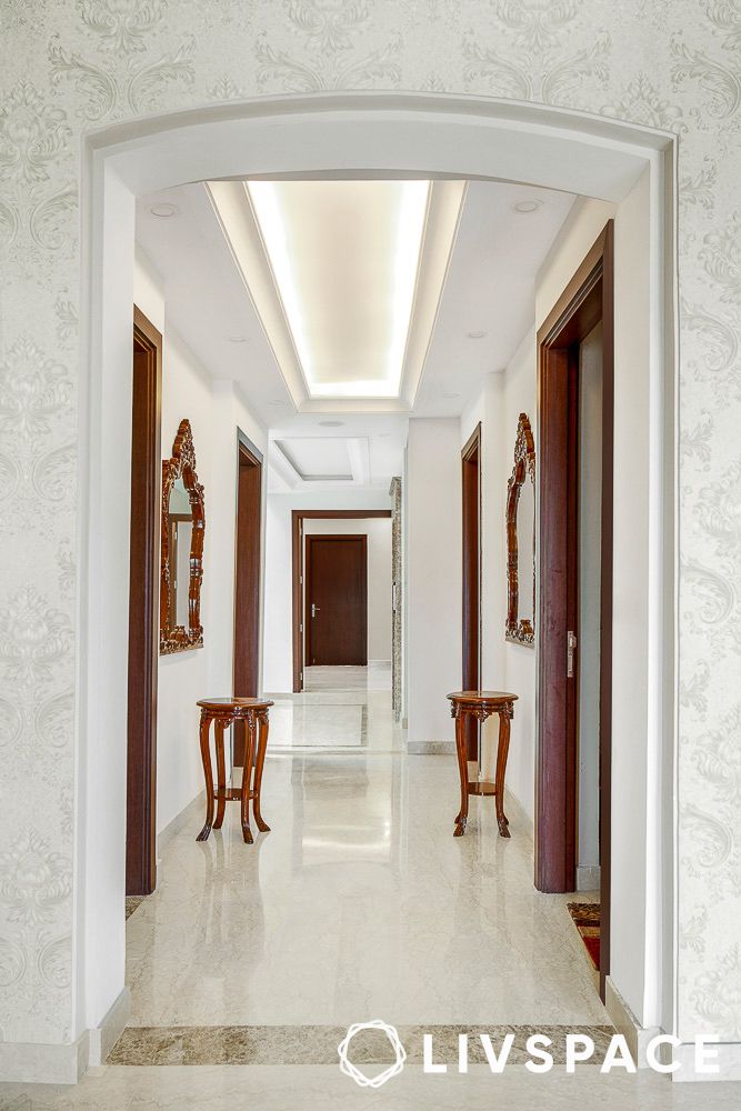 marble border design for foyer