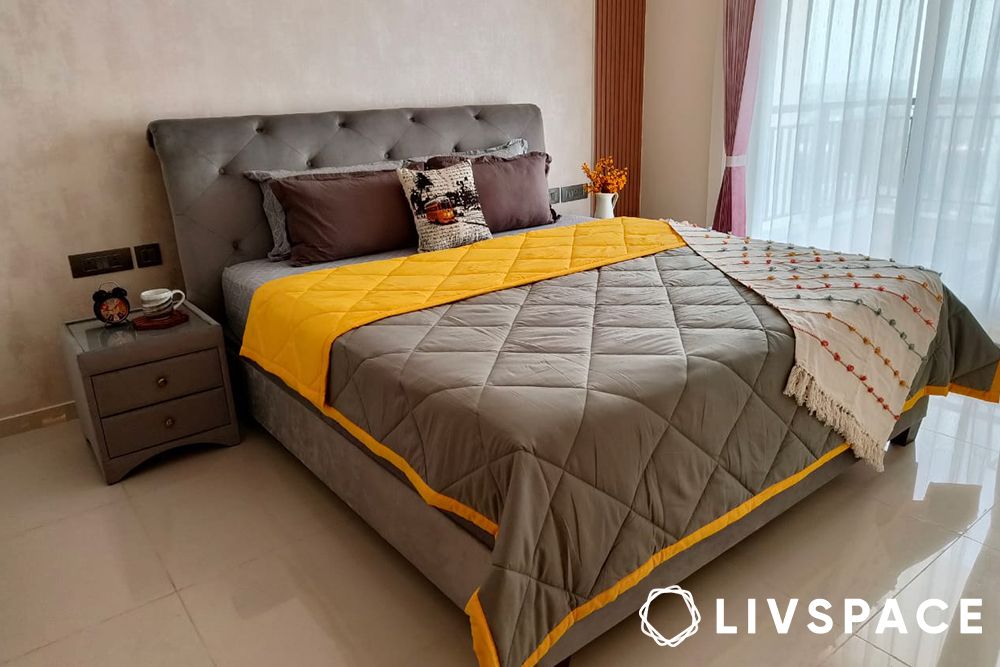 grey neutral bedroom design