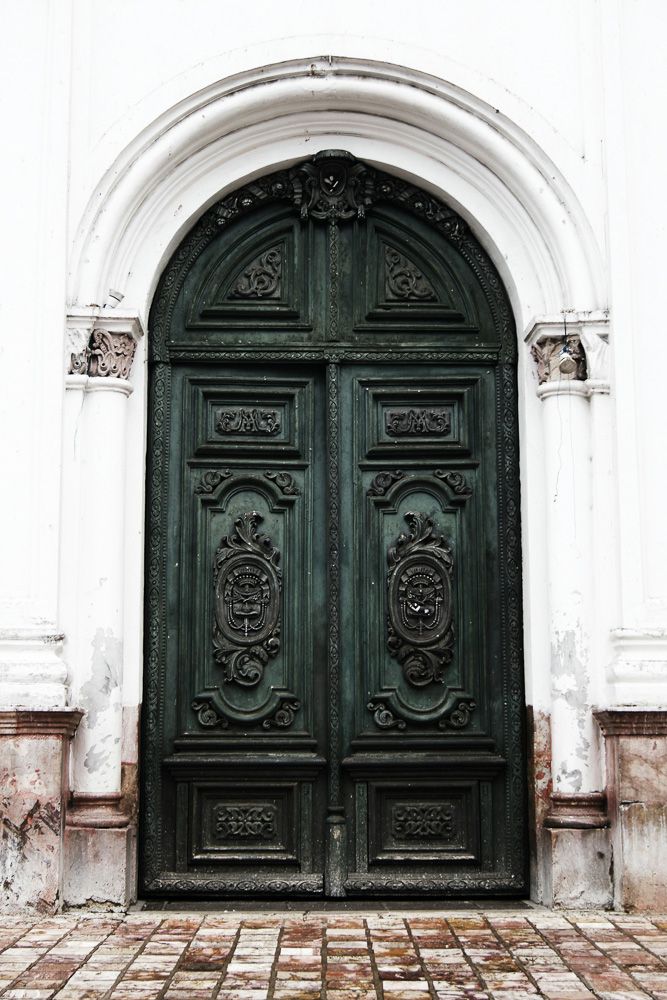 gothic teak wood double main door design