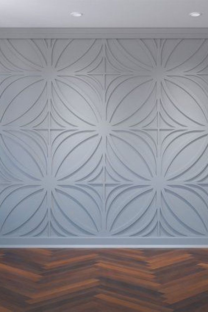 floral-3d-tile-design-for-living-room