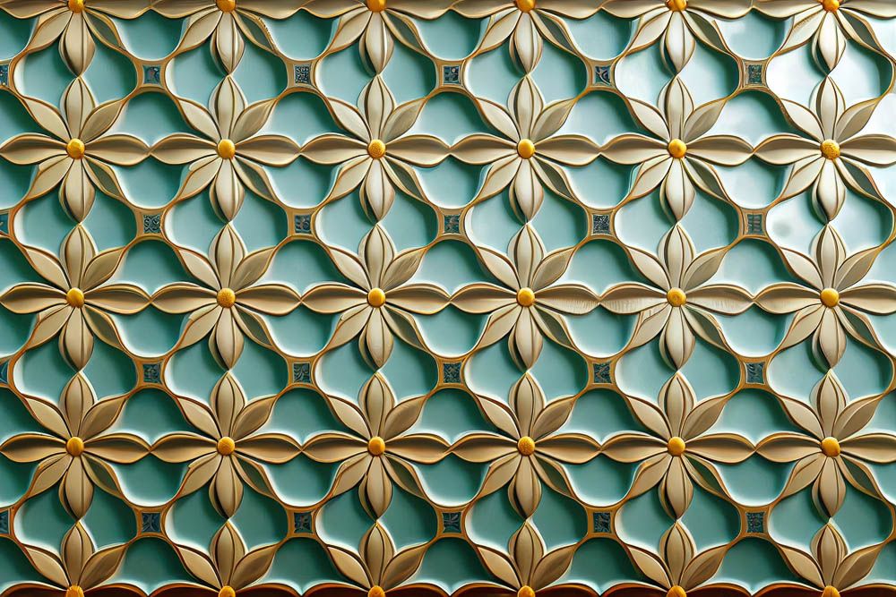 3d-wall-tiles-in-floral-design