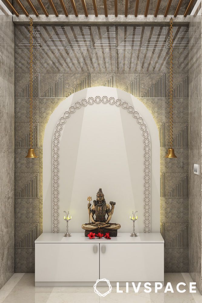 concrete-modern-pooja-room-tiles-design