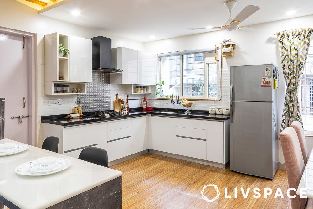 black and white kitchen designs 3d tiles
