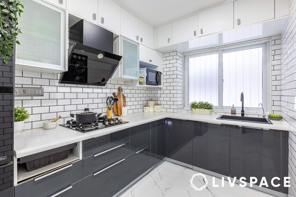subway tiles in kitchen