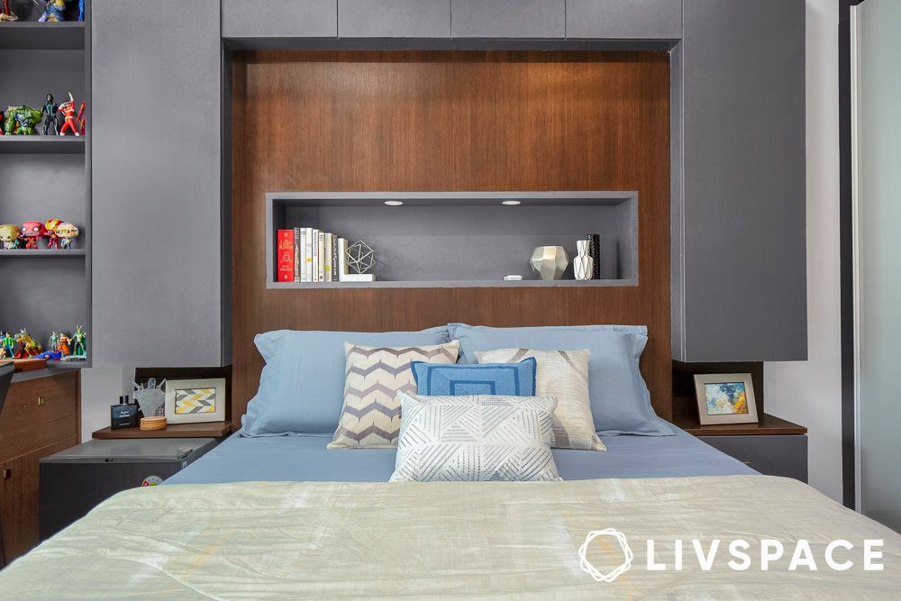 headboard with storage