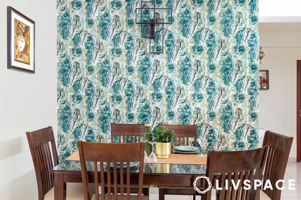 dining room color schemes in green