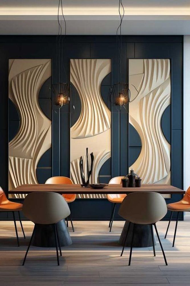 dinning-wall-panelling-for-an-accent-wall