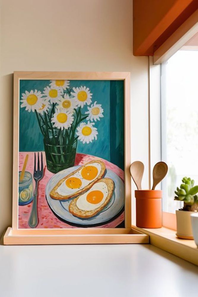 food inspired wall hanging decor for kitchen
