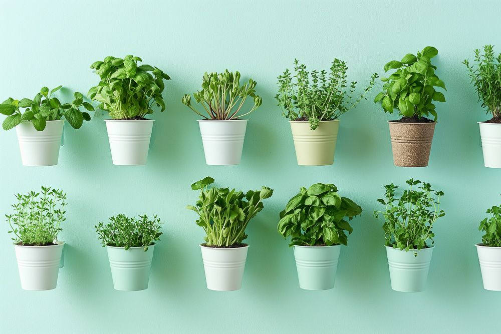 kitchen-wall-design-with-hanging-herb-garden
