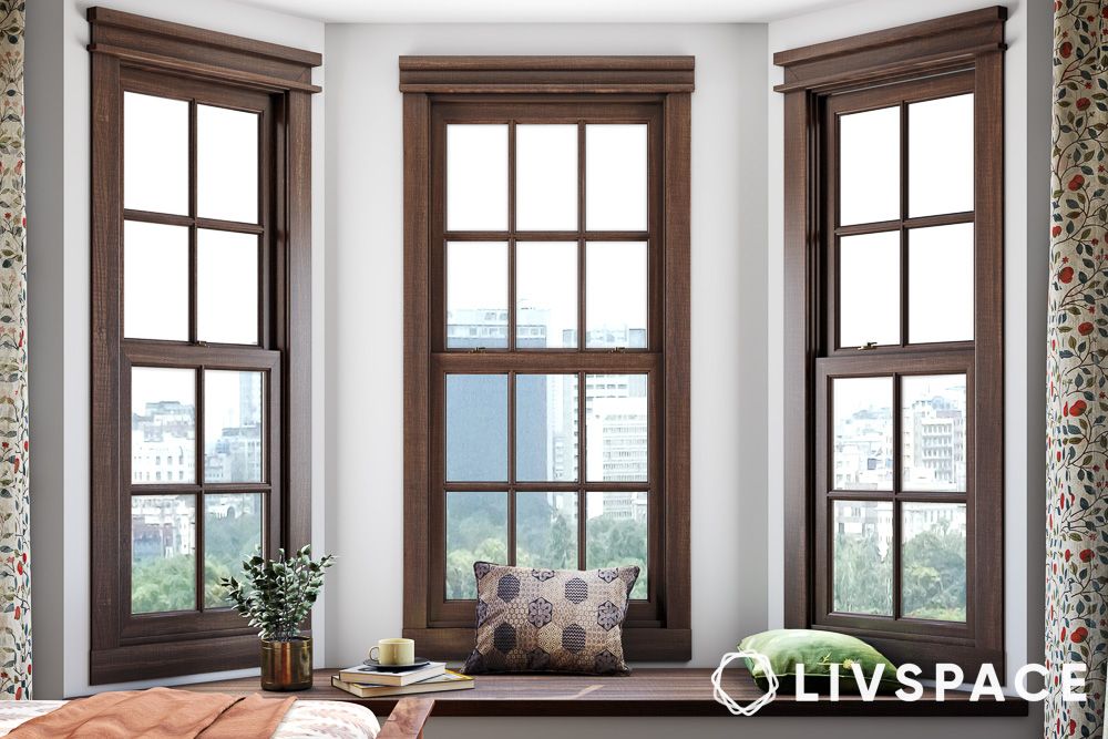window bay small bedroom interior design