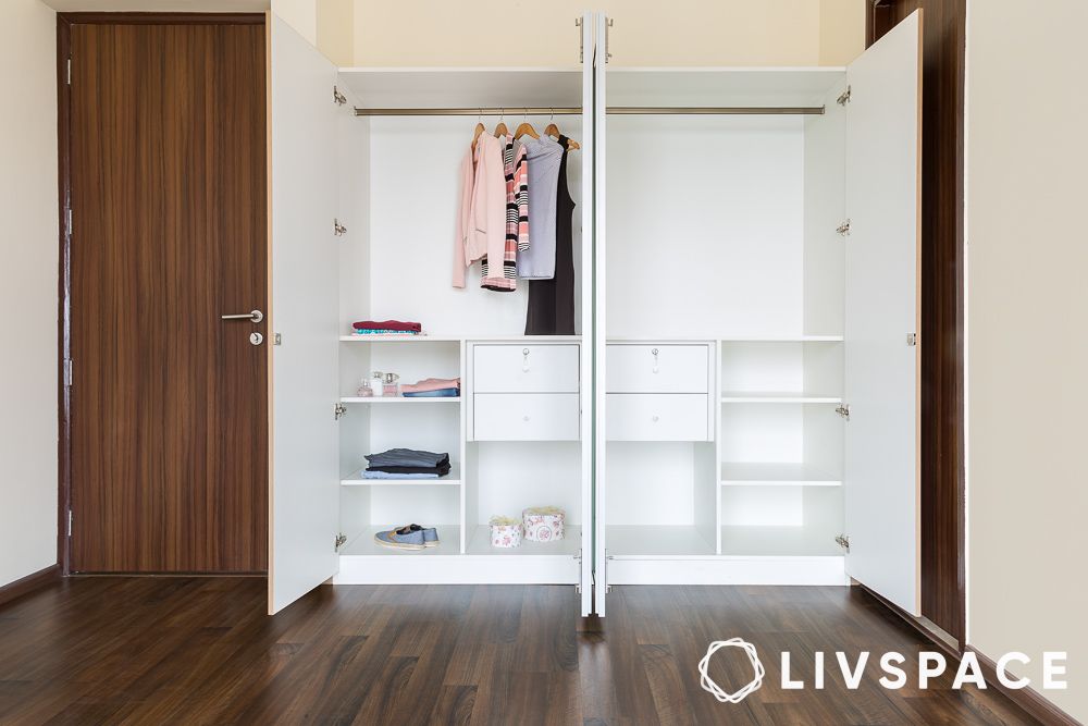 sectional wardrobe design