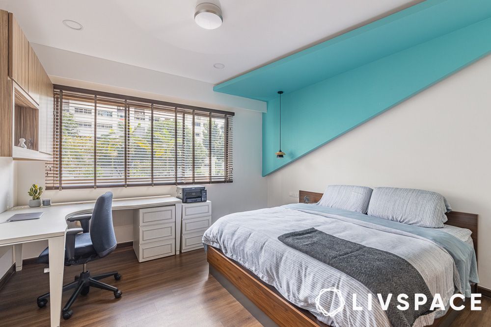 small bedroom interior design l shaped desk