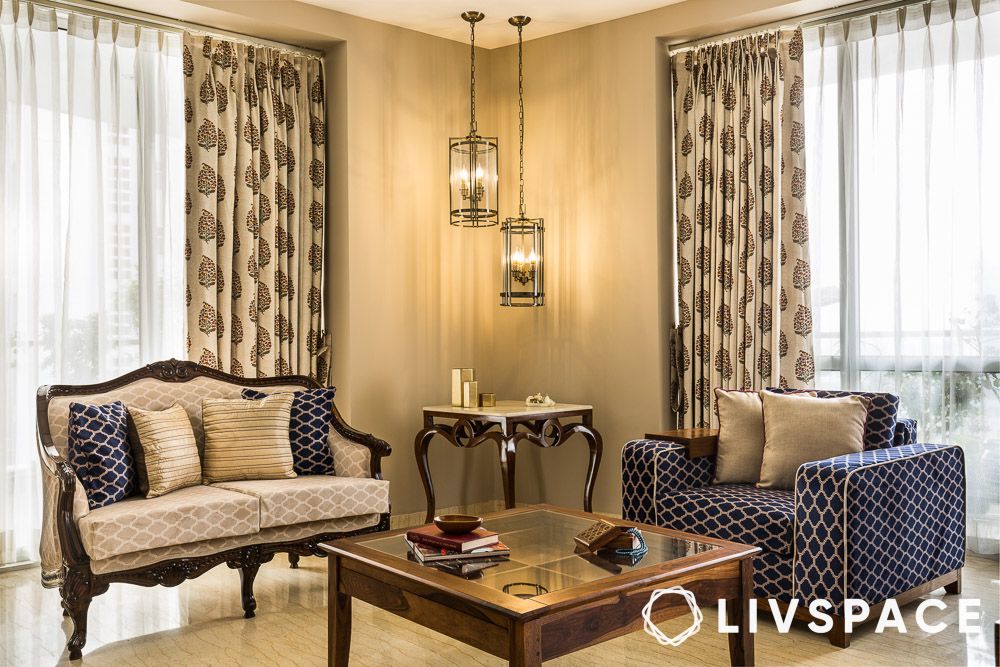 indigo-accents-for-living-room-as-indian-traditional-home-decor