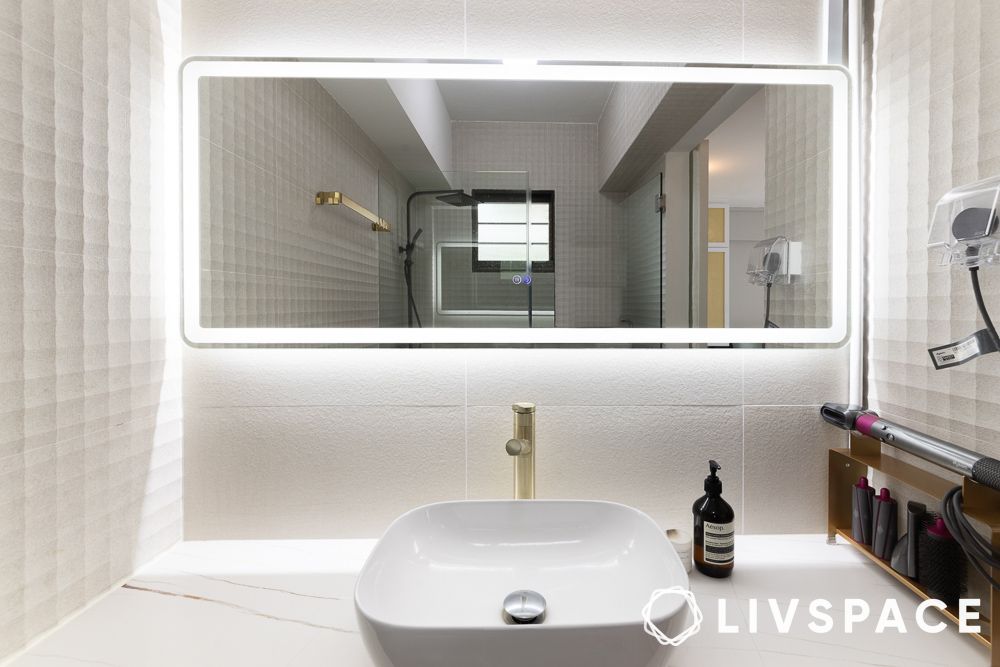 3d tiles for white bathroom